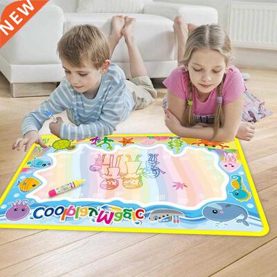 8 Types Water Drawing Mat & 2 Pens Water Doodle Mat