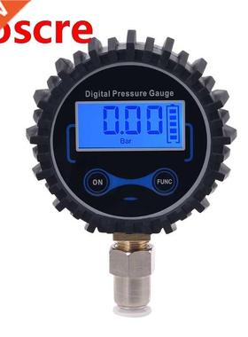 Digital Pressure Gauge with Straight Plug fitting 8mm Outsid