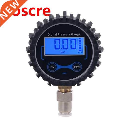 Digital Pressure Gauge with Straight Plug fitting 8mm Outsid
