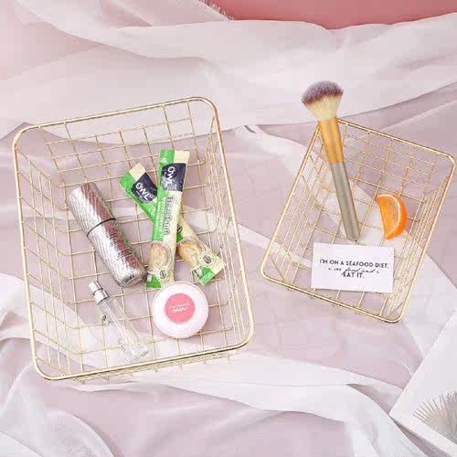 High Quality Storage Basket Solid Color Household Iron