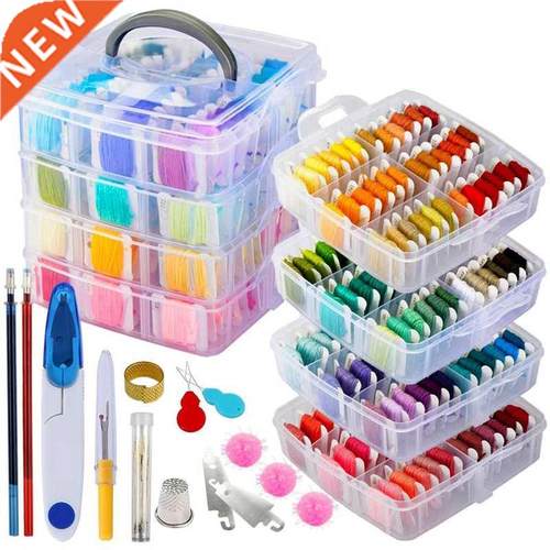 Embroidery Thread Floss Set Including 200 Colors Cross Stitc