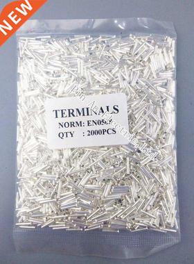 2000PCS EN0508 Tube Naked Terminal Bootlace Cooper Ferrules