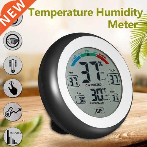 Multifunctionele Digital Car Thermometer Hygrometer