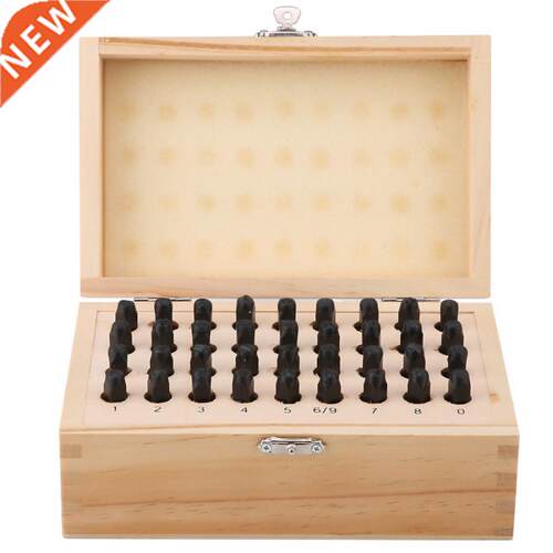 36pcs/set 4 Steel Stap Punch Set Alphabet Letter Nuber