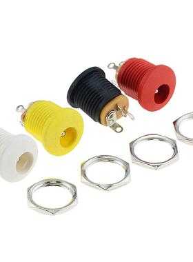 10PCS DC022 DC Power Socket With Nut Round Socket DC-022 S
