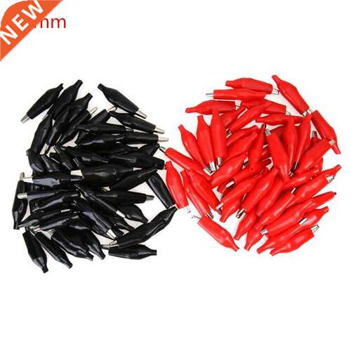 50pcs/lot 6mm Metal Alligator Clip Crocodile Electrical Cl