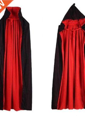 Halloween Kids Hooded Witch Wizard Vampires Cloak Cosplay