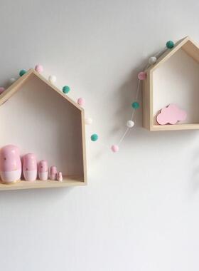 Handmade Hair Ball Strings Decoration Pillow Toys Baby Wall