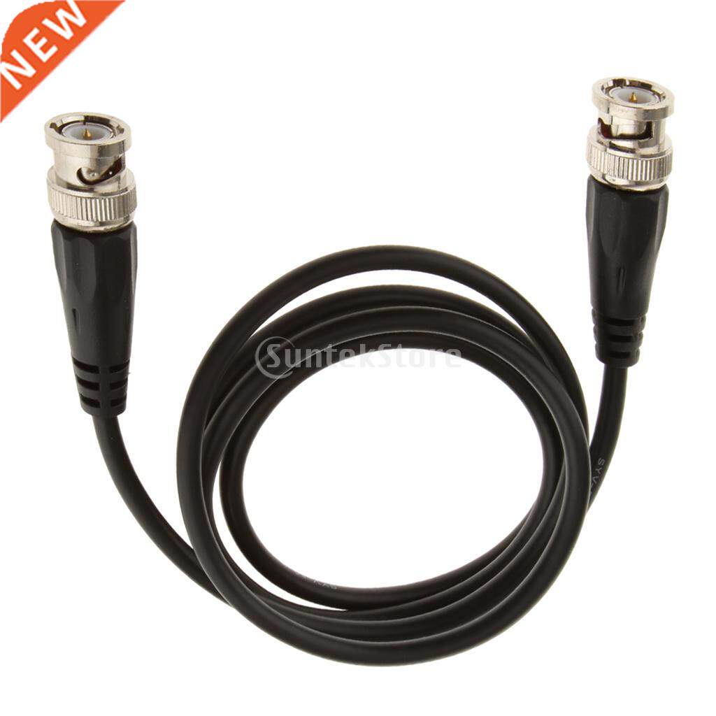 1 Meter BNC Plug Nut Connector Signal Power Wire Cable Probe