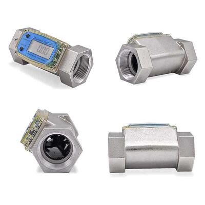 Electronic Digital Flowmeter Liquid Water Turbine Flow