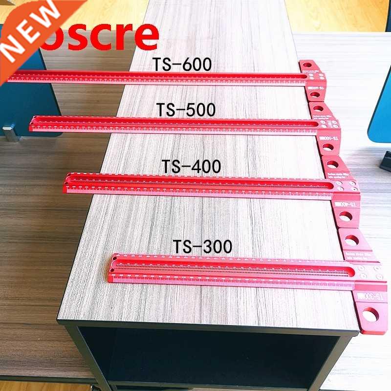 Woodworking Scribe 300-600mm T-type Ruler Scribing Ruler Alu