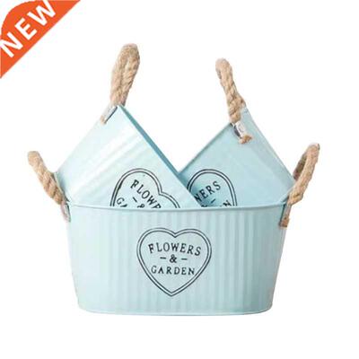 Flower Pot Metal Barrel Wedding Table Centerpiece Home Garde
