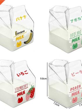 2022 Glass Creamer Box Heat Resistant Cartoon Mini Square Mi