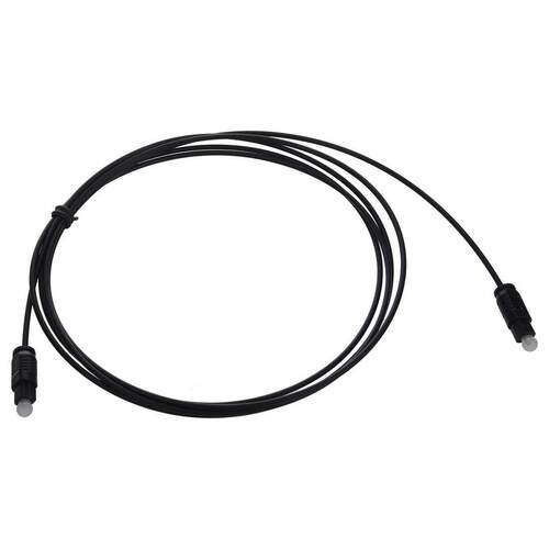 2M Metre Fibre Optical Audio SPDIF MD DVD Gold Cable Lead Pl