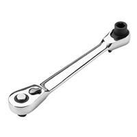 Mini Ratchet Wrench 1/4 Inch Drive Socket And Screwdriver