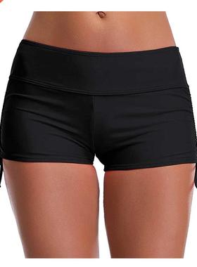 Hgh Wast Bkn Bottoms Women Swmmng Pantes Lades Summ