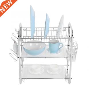 3 Tiers Home Kitchen Dish Plate Bowl Cup Drying Rack Drainer