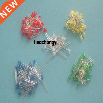 1000pcs 3mm Red Green Blue Yellw White LED Diffused Round LE