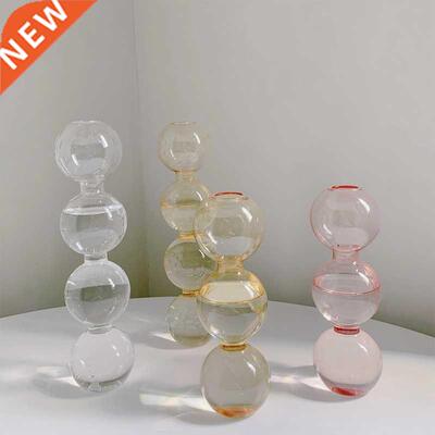 ins Nordic Creative Glass Bubble Vase Flower Arrangement