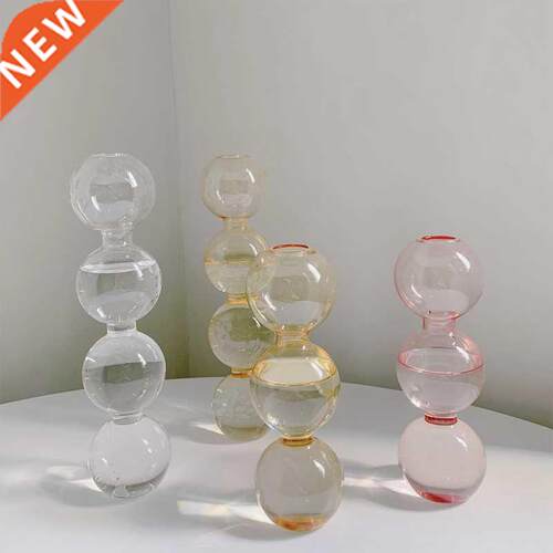 ins Nordic Creative Glass Bubble Vase Flower Arrangement