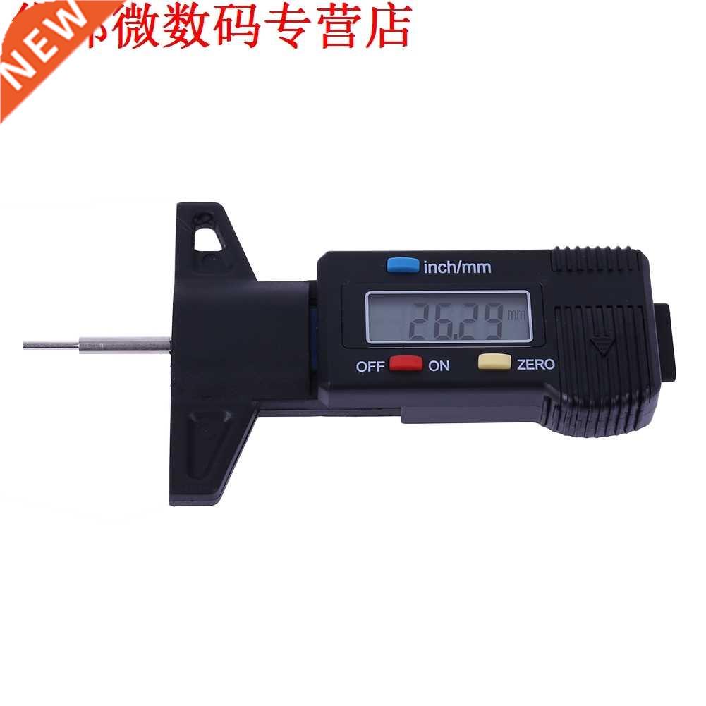 0-25.4mm Bandprofieldiepte Gauge Measurer Remklauw Lcd-scher