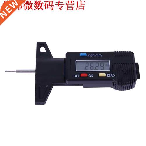 0-25.4mm Bandprofieldiepte Gauge Measurer Remklauw Lcd-scher