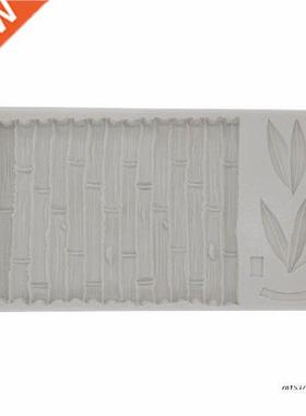 3D Bamboo & Leaf Slcone Rubber Flexble Food Safe Mould