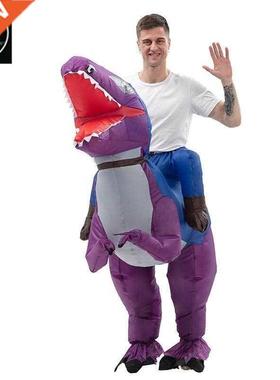 doll riding velociraptor dinosaur park velociraptor Hallowee