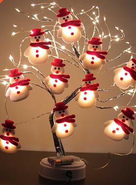 10LED String Lights Christmas Snowman Fairy Light Outdoor Ga