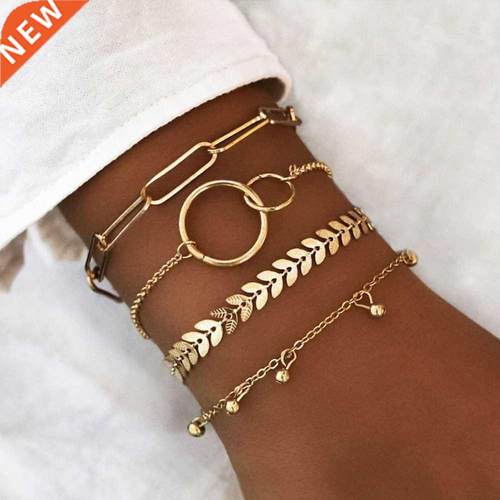 Charm Bracelets for Women Chain Bracelet Beads Pulseras Muje