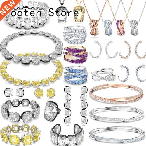 Swa 2022 Fine Luxury Earrings Twist Jewelry ndy Women's Jewe