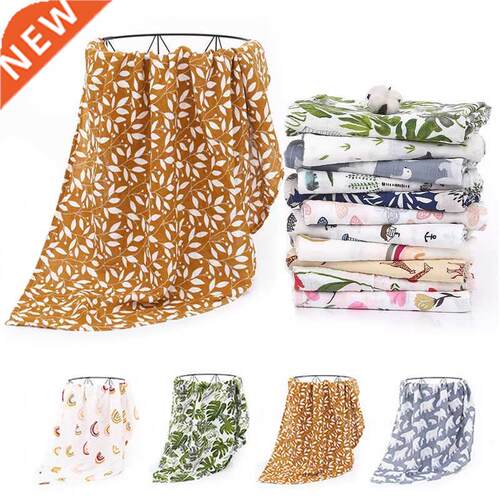 100% Muslin Cotton Soft Baby Blankets Newborn Muslin Swaddle