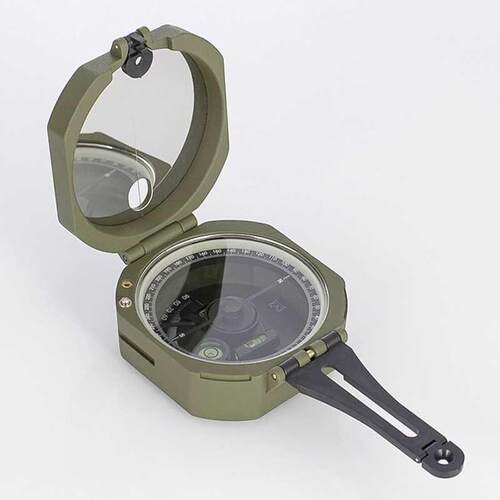 Professional Geological Compass Zinc Alloy Military Multifun