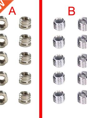 10pcs 1/4" to 3/8" Convert Screw Adapter f