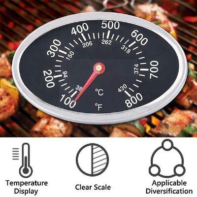 Steel Bimetallic Thermometer Bbq Accessories Bakeware Tools