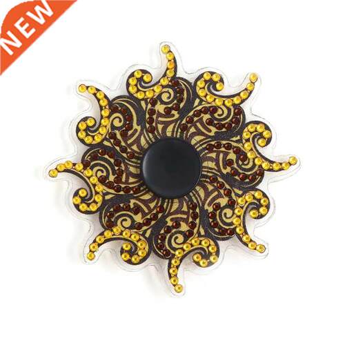1 Set  Fidget Spinner 5D Diamond Painting Gyro Abstract