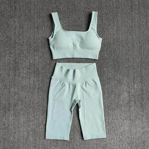 WAREBALL-Conjunto de Yoga sin costuras para mujer, Sujetador