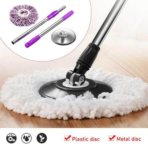 Rotary Mop Universal Wash Rod Bucket Mop Replacement Pier He