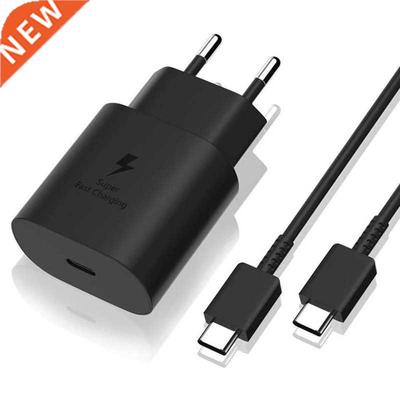 Original EU 25W PD Super Fast Charger Double Type C Travel Q