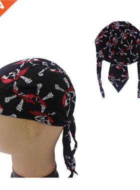 Cycling Bandana Skull Cap Beanie Lightweight Adjustable Cott