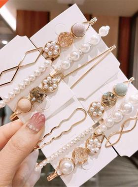 3PC/Set Korean Sweet Student Alloy Hair Clips For Women Exqu