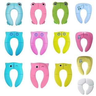 Portable Kids Travel Potty Seat Pad Baby Folding Toilet Trai