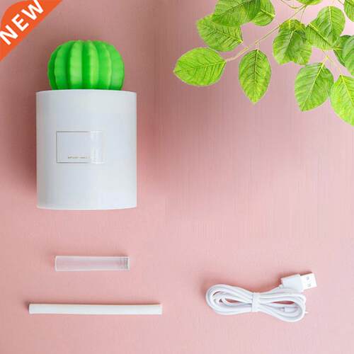 USB Cactus Ball Air Humidifier with LED Light Household