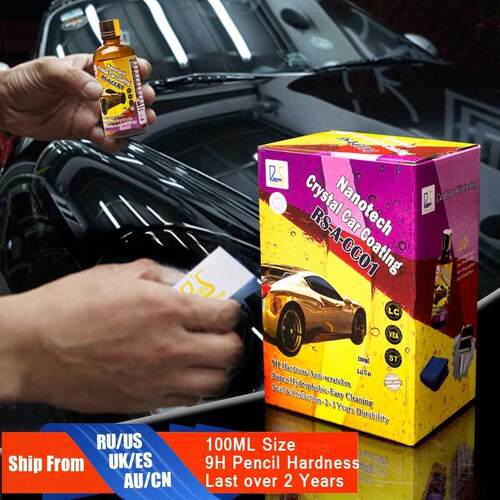 9H Liquid Glass Ceramic Car Coating Super Hydrophobic Glass
