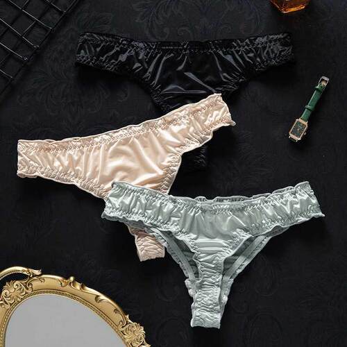 SP&CITY Summer Thin Seamless Panties For Women New Style Ice