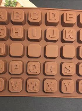 1PC 26 Letters alphabet Silicone Cake Chocolate Mold Cookie