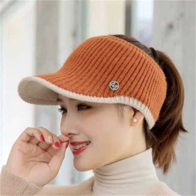 2022 Hats For Women Autumn Winter Sports Empty Top Caps Fema