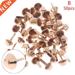 50pcs/lot DIY Metal Crafts Purse Feet Rivets uds For Purse
