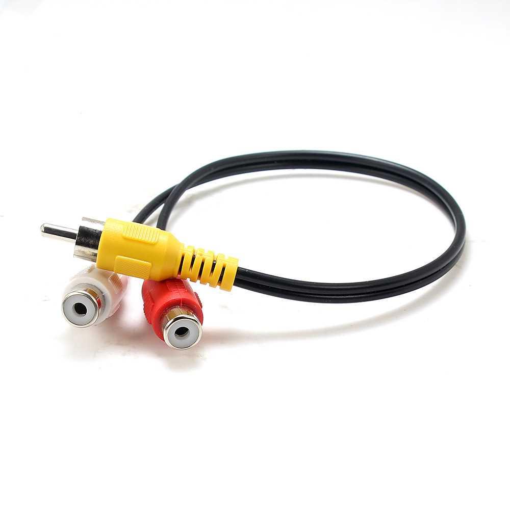 25CM One To Two RCA AV Line 1 To 2 One Minute Two One Minute