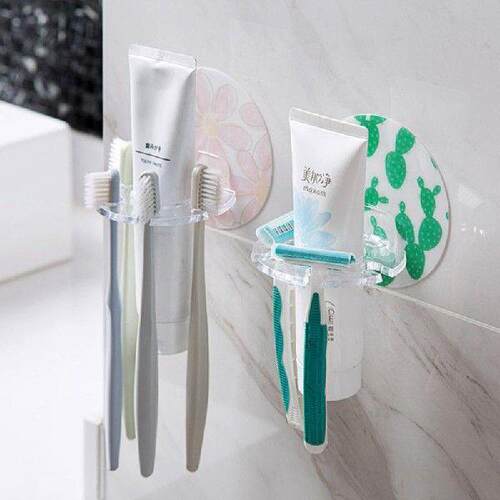 1PC Plastic Toothbrush Hol Razor Toothbrush Dispenser
